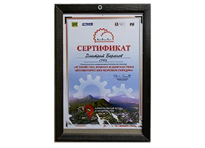 Сертификат 13